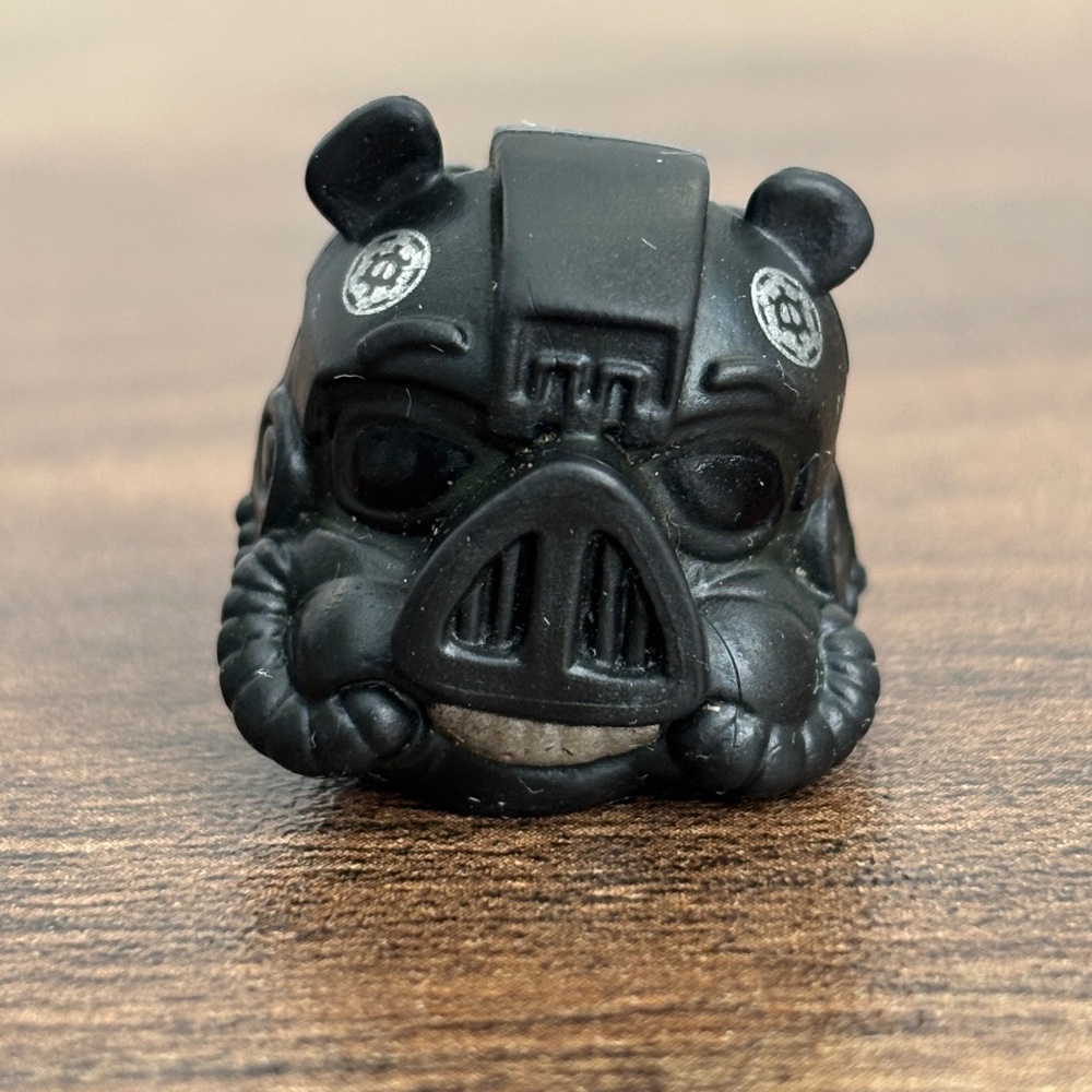 ANGRY BIRDS Star Wars Telepods TIE FIGHTER PILOT PIG w QR code Black Toy Figure
